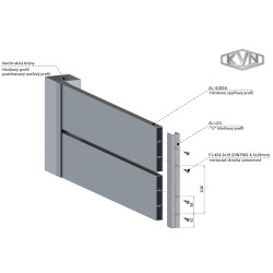 Profil 100x16x6000mm, L-6000mm, hliník bez povrchovej úpravy Profil 100x16x6000mm, L-6000mm, hliník bez povrchovej úpravy